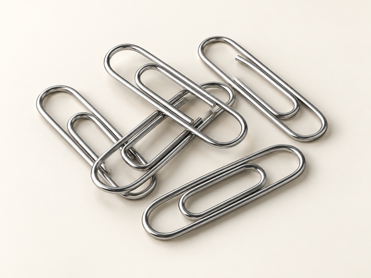 Silver Paper Clips